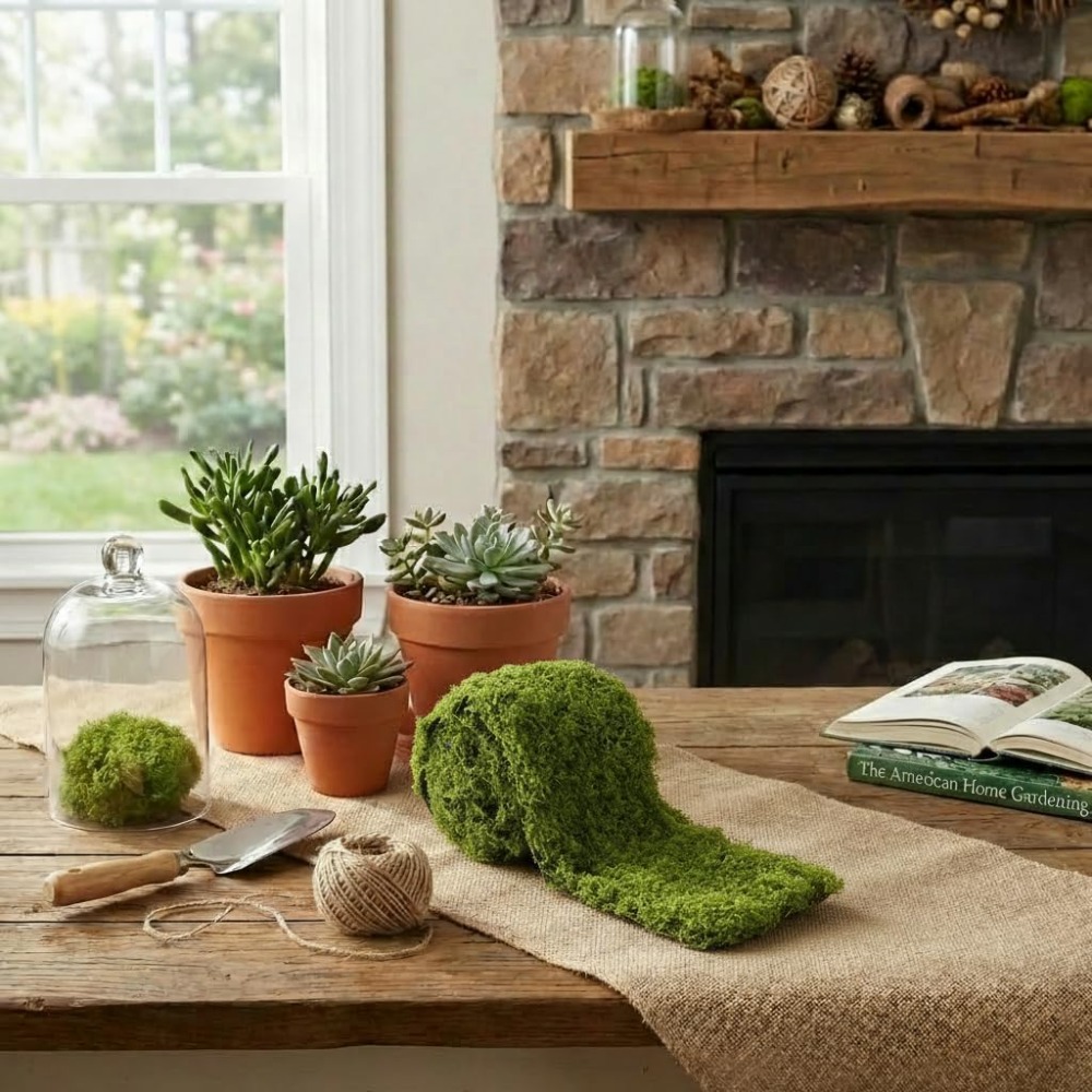 Tapete de Musgo Artificial, Ca - Terrarium Moss Art avaliação e preço