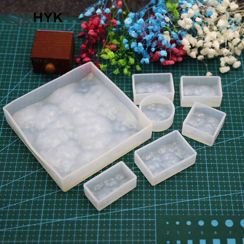 Molde ondulado de resina de si - Resin Ocean Wave Mold avaliação e preço
