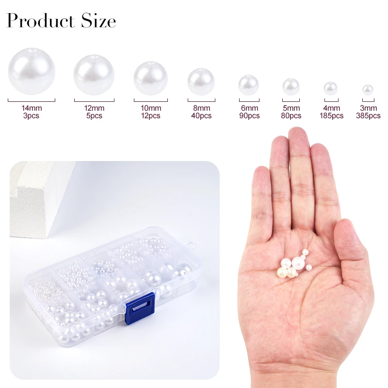 800 pçs artificial falso pérol - Crafting Resin avaliação e preço